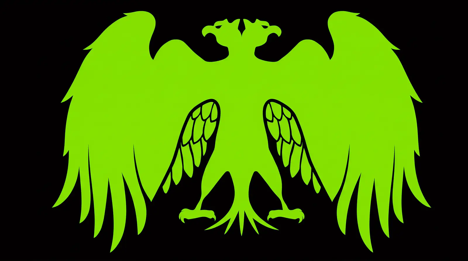 CrocOps emblem: a double-headed eagle with spread wings