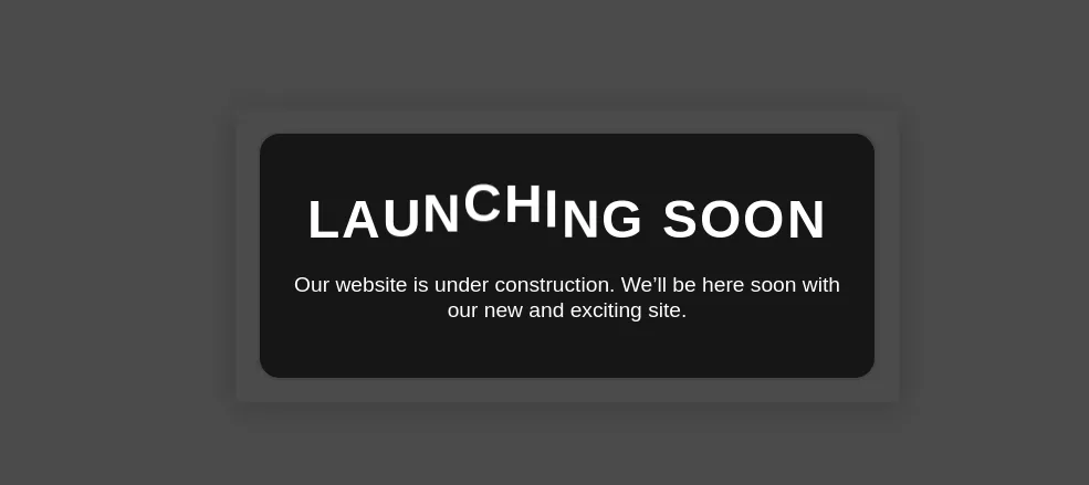 dev.linkvortex.htb “Launching Soon” under-construction placeholder page